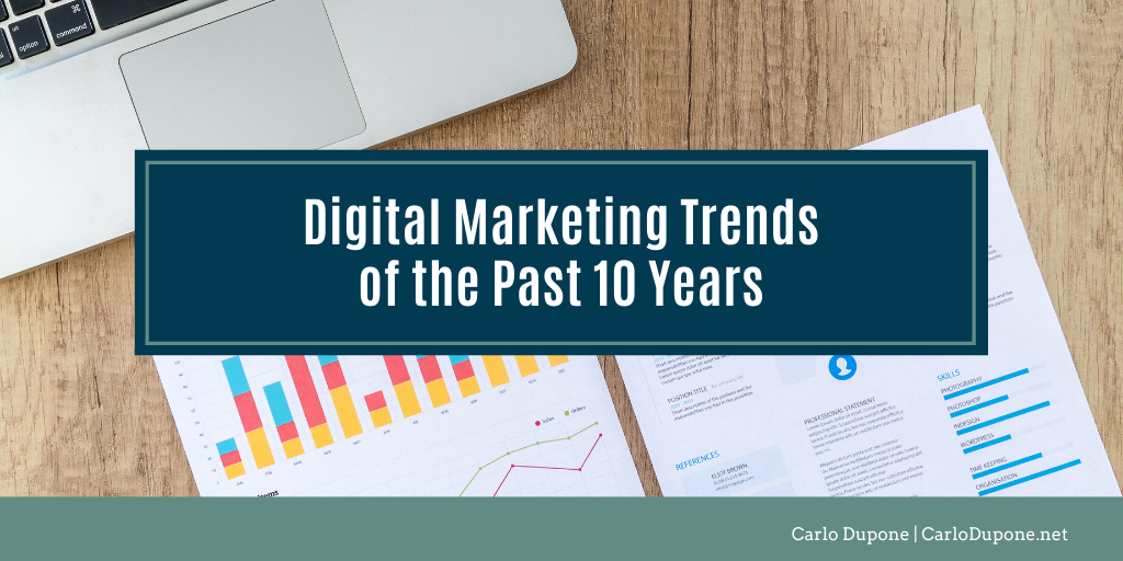 Digital Marketing Trends of the Past 10 Years